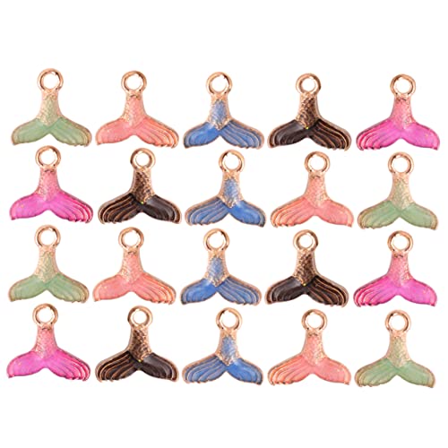 Operitacx 50 Stück Fischschwanz Ohrringe Zubehör Kreative Diy Anhänger für Schmuckherstellung Legierte Charms Verschiedenen Farben Leicht und Elegant für Designs Operitacx 50 Stück Fischschwanz Ohrringe Zubehör Kreative Diy Anhänger für Schmuckherstellung Legierte Charms Verschiedenen Farben Leicht und Elegant für Designs von Operitacx