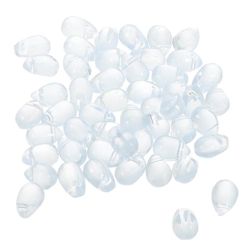 Operitacx 50 Stück Glasperlen, Tropfen-anhänger, Diy-schmuckherstellung, Haarschmuck, Glas-charms Für Schmuckherstellung, Ohrring-charms von Operitacx