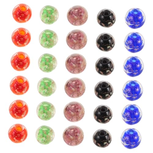 Operitacx 50 Stück Glow in The Dark Glasperlen Runde Leuchtende Spacer Perlen für Diy Schmuck Armbänder Halsketten Bunte Nachtleuchtende Lose Perlen für Handgemachte Accessoires Operitacx 50 Stück Glow in The Dark Glasperlen Runde Leuchtende Spacer Perlen für Diy Schmuck Armbänder Halsketten Bunte Nachtleuchtende Lose Perlen für Handgemachte Accessoires von Operitacx