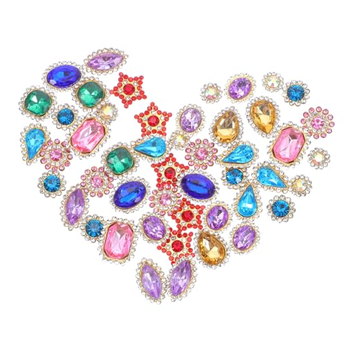 Operitacx 50 Stück Handgenähte Kristallknöpfe für Diy Haaraccessoires Claw Rhinestones für Kreative Nähprojekte und Bekleidungsdekorationen Operitacx 50 Stück Handgenähte Kristallknöpfe für Diy Haaraccessoires Claw Rhinestones für Kreative Nähprojekte und Bekleidungsdekorationen von Operitacx