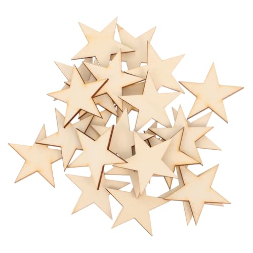 Operitacx 50 Stück Holzsterne zum Basteln Unbehandelte Holzscheiben für DIY Dekoration Kindergarten Party Hochzeit Handwerk Operitacx 50 Stück Holzsterne zum Basteln Unbehandelte Holzscheiben für DIY Dekoration Kindergarten Party Hochzeit Handwerk von Operitacx