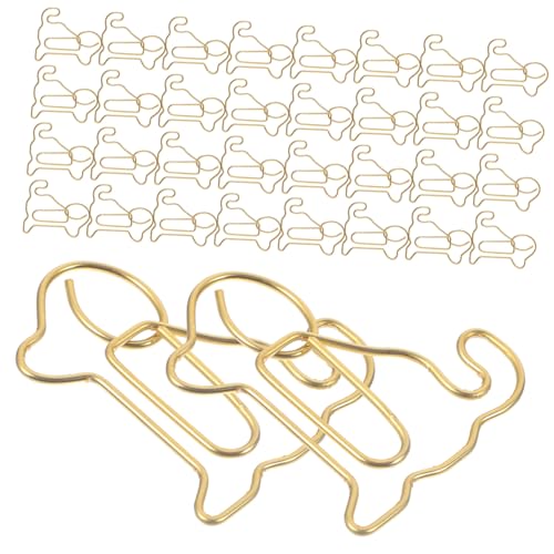 Operitacx 50 Stück Kreative Niedliche Sitzende Hund Büroklammern aus Metall Kleine Stabile Paper Clips für Dokumente Lesezeichen Büro und Heimorganisation Operitacx 50 Stück Kreative Niedliche Sitzende Hund Büroklammern aus Metall Kleine Stabile Paper Clips für Dokumente Lesezeichen Büro und Heimorganisation von Operitacx