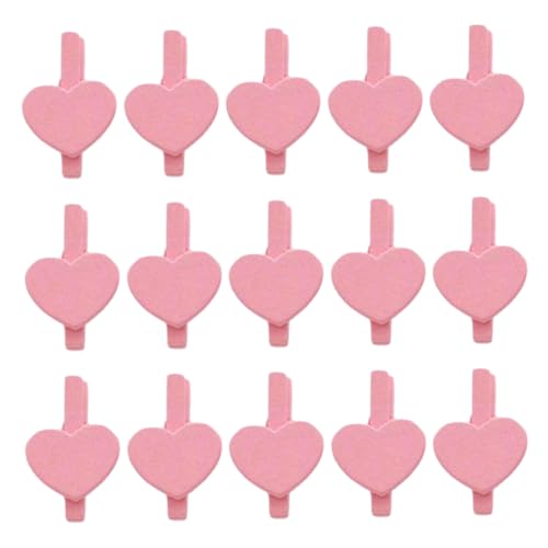 Operitacx 50 Stück Liebesclip Memo-papierhalter Mikrobinderclips Fotohalter Papierclips Tischbildhalter Süße Büroklammern Bildhalter Für Tische Kleine Papierklammern Rosa Holz Operitacx 50 Stück Liebesclip Memo-papierhalter Mikrobinderclips Fotohalter Papierclips Tischbildhalter Süße Büroklammern Bildhalter Für Tische Kleine Papierklammern Rosa Holz von Operitacx