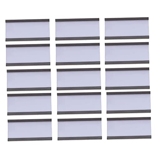 Operitacx 50 Stück Magnetischer Clip Etikettenhalter Beschreibbar für Lagerregale Preisschilder Praktische Magnetische Preisschildhalterung Einfach zu Wechseln für Supermarkt und Operitacx 50 Stück Magnetischer Clip Etikettenhalter Beschreibbar für Lagerregale Preisschilder Praktische Magnetische Preisschildhalterung Einfach zu Wechseln für Supermarkt und von Operitacx