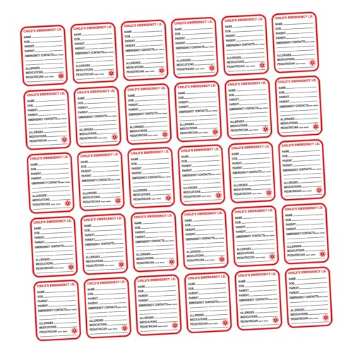 Operitacx 50 Stück Notfall Info Tag Für Autositze Medizinische Notfall Informations Id Karte Autositz Identifikationsaufkleber Medizinischer Informationsaufkleber Autositz Operitacx 50 Stück Notfall Info Tag Für Autositze Medizinische Notfall Informations Id Karte Autositz Identifikationsaufkleber Medizinischer Informationsaufkleber Autositz von Operitacx