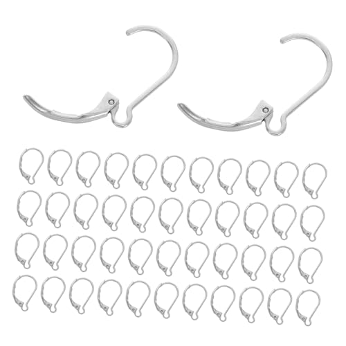 Operitacx 50 Stück Ohrringschnalle Aus Edelstahl Ohrringrückseiten Aus Edelstahl Französische Hakenohrringe Ohrringe Haken Ohrhaken Ohrhaken Für Schmuck Silber Rostfreier Stahl Operitacx 50 Stück Ohrringschnalle Aus Edelstahl Ohrringrückseiten Aus Edelstahl Französische Hakenohrringe Ohrringe Haken Ohrhaken Ohrhaken Für Schmuck Silber Rostfreier Stahl von Operitacx