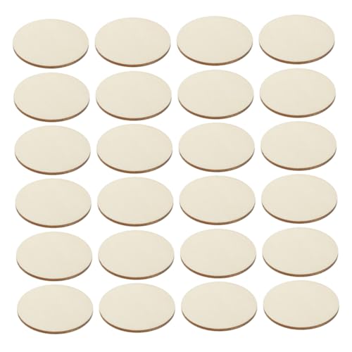 Operitacx 50 Stück Pack Runde Holzscheiben Naturbelassen Stark Glatte Oberfläche zum Basteln DIY Malen Kinderprojekte Holzplättchen für Schmuck Anhänger und Weihnachtsdeko Operitacx 50 Stück Pack Runde Holzscheiben Naturbelassen Stark Glatte Oberfläche zum Basteln DIY Malen Kinderprojekte Holzplättchen für Schmuck Anhänger und Weihnachtsdeko von Operitacx
