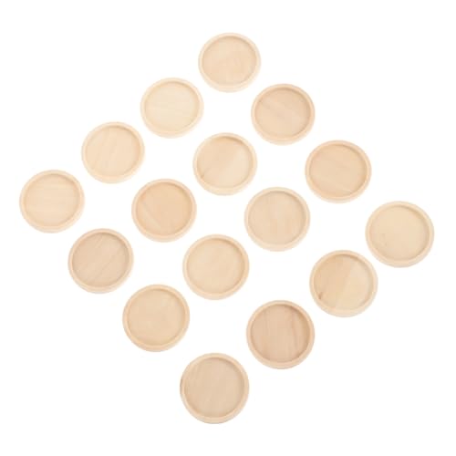 Operitacx 50 Stück Runde Holzanhänger DIY Schmuck Basis Retro Blank Anhänger Trays für Schmuckherstellung Zubehör Holzschalen für Harz und Cabochon Gestaltung Operitacx 50 Stück Runde Holzanhänger DIY Schmuck Basis Retro Blank Anhänger Trays für Schmuckherstellung Zubehör Holzschalen für Harz und Cabochon Gestaltung von Operitacx