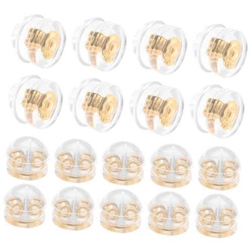 Operitacx 50 Stück Silikon Ohrstecker Verschlüsse für Damen und Mädchen Sichere und Flexible Ohrstecker Verschluss Stopper Langlebig Hautfreundlich für Diy Ohrring Zubehör Operitacx 50 Stück Silikon Ohrstecker Verschlüsse für Damen und Mädchen Sichere und Flexible Ohrstecker Verschluss Stopper Langlebig Hautfreundlich für Diy Ohrring Zubehör von Operitacx