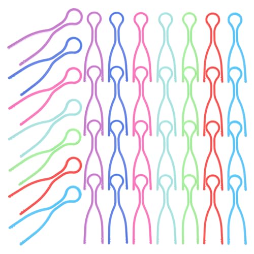 Operitacx 50 Stück Spulenhalter Clips für Nähmaschine Bunte Fadenhalter für Diy Quilting Nähzubehör Praktische Spulenklammern für Anfänger und Profis von Operitacx