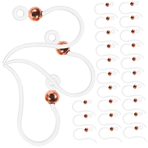 Operitacx 50 Stück Transparente Resin Ohrhaken mit Roségoldfarbenen Perlen Umweltfreundliche DIY Schmuckzubehör für Handgemachte Ohrringe Vielseitig für Basteln und Personalisierte Operitacx 50 Stück Transparente Resin Ohrhaken mit Roségoldfarbenen Perlen Umweltfreundliche DIY Schmuckzubehör für Handgemachte Ohrringe Vielseitig für Basteln und Personalisierte von Operitacx