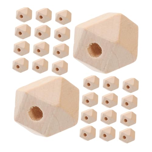 Operitacx 50 Stück Unlackierte Geometrische Holzperlen Natürliche Achtseitige Abstandshalter für DIY Schmuck Armbänder Halsketten und Rustikale Bastelprojekte Operitacx 50 Stück Unlackierte Geometrische Holzperlen Natürliche Achtseitige Abstandshalter für DIY Schmuck Armbänder Halsketten und Rustikale Bastelprojekte von Operitacx
