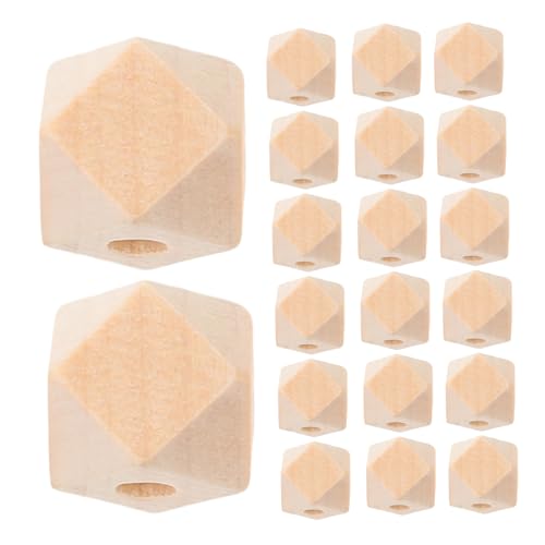 Operitacx 50 Stück Unlackierte Holzperlen Achteckige Polygon Facettierte Naturholz Abstandshalter Perlen für Schmuckherstellung DIY Basteln und Landhausdekoration Operitacx 50 Stück Unlackierte Holzperlen Achteckige Polygon Facettierte Naturholz Abstandshalter Perlen für Schmuckherstellung DIY Basteln und Landhausdekoration von Operitacx