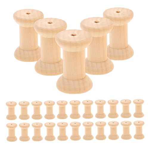 Operitacx 50 Stück Vintage Holzspulen mit Natürliche Holzfädenhalter für Basteln Nähen Knüpfen Baumwollspulen Holzringe für Kreative Handarbeiten Operitacx 50 Stück Vintage Holzspulen mit Natürliche Holzfädenhalter für Basteln Nähen Knüpfen Baumwollspulen Holzringe für Kreative Handarbeiten von Operitacx