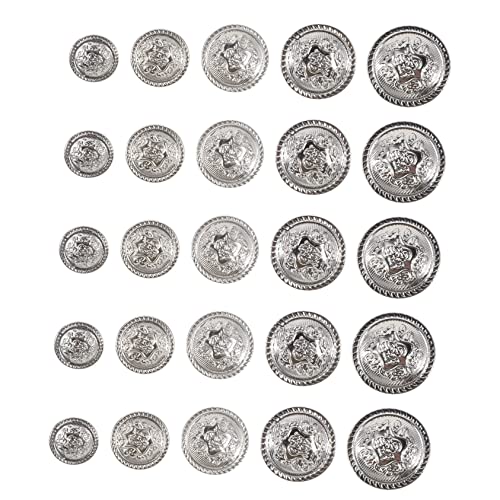 Operitacx 50 Stück Vintage Metallknöpfe für Kleidung Retro Nähknöpfe für Anzüge Jacken und Diy Bastelprojekte Nähzubehör für Ideen von Operitacx