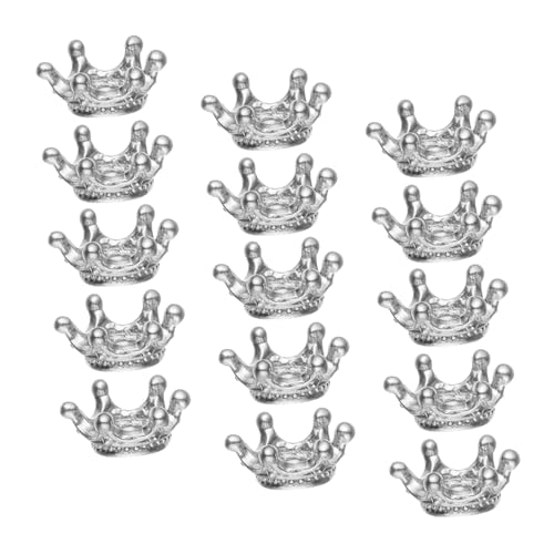 Operitacx 50 Stück Zinklegierung Kronen Spacer Perlen mit Großem Loch Langlebige Metallperlen für DIY Armband Halskette Flexible Passform für Lederseil und Draht Operitacx 50 Stück Zinklegierung Kronen Spacer Perlen mit Großem Loch Langlebige Metallperlen für DIY Armband Halskette Flexible Passform für Lederseil und Draht von Operitacx