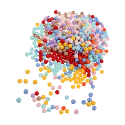 Operitacx 500 Stück Bunte Acrylperlen Runde Spacer Beads Feste Farben Großes Vielseitige DIY Schmuck Handyketten Zubehör für Armbänder und Dekoration Operitacx 500 Stück Bunte Acrylperlen Runde Spacer Beads Feste Farben Großes Vielseitige DIY Schmuck Handyketten Zubehör für Armbänder und Dekoration von Operitacx