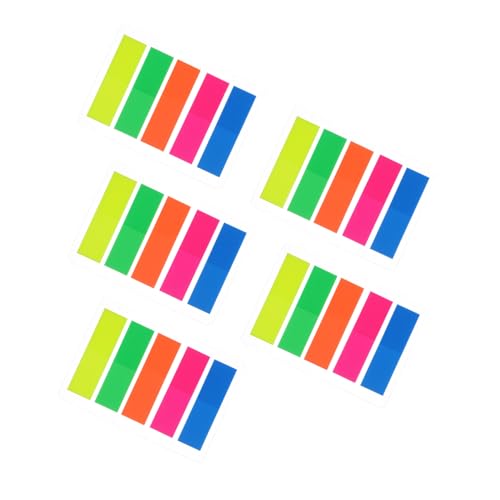 Operitacx 500 Stück Bunte Haftnotizen Seite klebrige Registerkarten Unterhaltsame Notizbilder Sticky Tabs indizieren Tab -Aufkleber für Notizbücher Bunte klebrige Registerkarten Papier von Operitacx