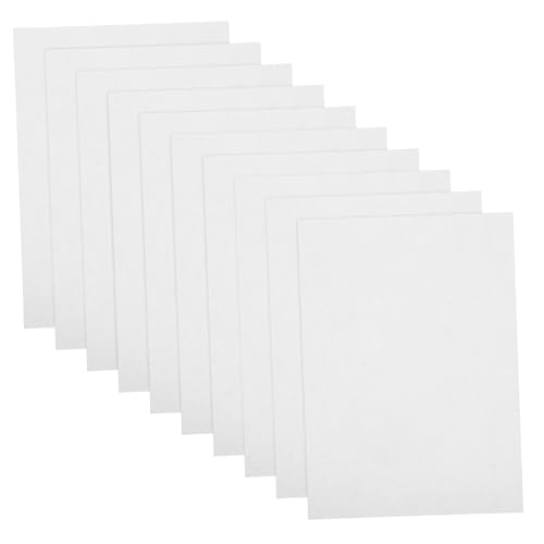 Operitacx 500 Stück Druckerpapier Schreibwaren aus Papier Briefpapier Hochwertiges Druckpapier Standard Druckpapier Kartenmaterial für Drucker Büropapierprodukte Bürobedarf 70 g Papier Weiß von Operitacx