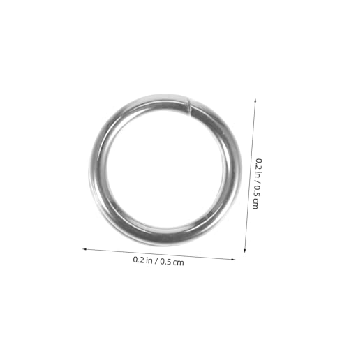 Operitacx 500 Stück Edelstahl Schlüsselringe Split Rings Flache Metall O-ringe für DIY Schmuck Schlüsselanhänger Armbänder Robuste Verbindung Silberfarbene Schlüsselring Zubehör Operitacx 500 Stück Edelstahl Schlüsselringe Split Rings Flache Metall O-ringe für DIY Schmuck Schlüsselanhänger Armbänder Robuste Verbindung Silberfarbene Schlüsselring Zubehör von Operitacx