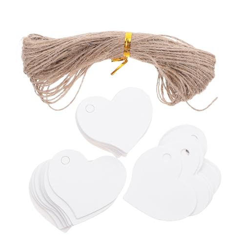 Operitacx 500 Stück Herzförmige Geschenkanhänger mit Schnur Blanko Kraftpapier Label Tags für Hochzeit Geburtstag Valentinstag DIY Dekoration Wiederverwendbare Karton Preisschilder für Operitacx 500 Stück Herzförmige Geschenkanhänger mit Schnur Blanko Kraftpapier Label Tags für Hochzeit Geburtstag Valentinstag DIY Dekoration Wiederverwendbare Karton Preisschilder für von Operitacx