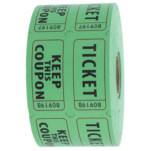 Operitacx 500 Stück Lotterielose Auktionen Partytickets Freizeittickets Kinotickets Gewinntickets Festival Universaltickets 170G Doppeloffsetpapier Hellgrün Operitacx 500 Stück Lotterielose Auktionen Partytickets Freizeittickets Kinotickets Gewinntickets Festival Universaltickets 170G Doppeloffsetpapier Hellgrün von Operitacx