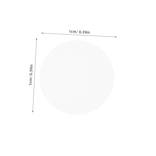 Operitacx 500 Stück Transparent Doppelseitige Klebepunkte Starke Nano Acryl Klebepads Rund Spurloses Wiederverwendbares Klebeband für Wand Büro Basteln und Dekoration von Operitacx