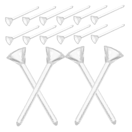 Operitacx 500 Stück Transparente Kunststoff Ohrstecker Rohlinge für DIY Ohrring Schmuckherstellung Sichere Fassung für Strass Ohrstecker Zubehör für Ohrschmuck Bastler Wiederverwendbar Operitacx 500 Stück Transparente Kunststoff Ohrstecker Rohlinge für DIY Ohrring Schmuckherstellung Sichere Fassung für Strass Ohrstecker Zubehör für Ohrschmuck Bastler Wiederverwendbar von Operitacx