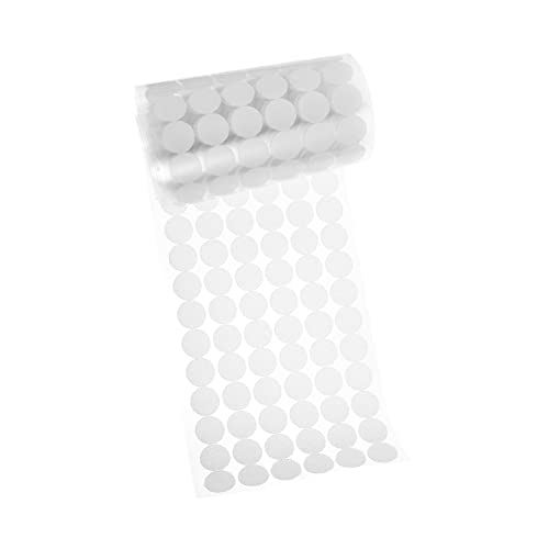 Operitacx 528 Paare Selbstklebende Runde Aufkleber Abnehmbare Klebepunkte für Wanddekoration Transparentes Klebeband für Glatte Oberflächen Praktisch Langlebig und Einfach zu Verwenden von Operitacx