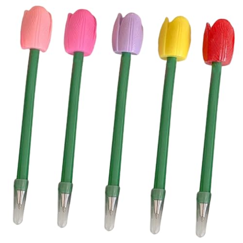 Operitacx 5Stücke Blumen Kugelschreiber Kreative Schreibstifte Design für Büro Schule und Bastelprojekte Langlebige Stifte mit Sanftem Operitacx 5Stücke Blumen Kugelschreiber Kreative Schreibstifte Design für Büro Schule und Bastelprojekte Langlebige Stifte mit Sanftem von Operitacx
