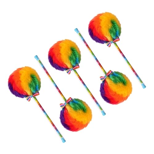 Operitacx 5Stücke Pompom Kugelschreiber Dekorative Flauschige Stifte mit Schwarzer Kreatives Design für für Freunde Operitacx 5Stücke Pompom Kugelschreiber Dekorative Flauschige Stifte mit Schwarzer Kreatives Design für für Freunde von Operitacx