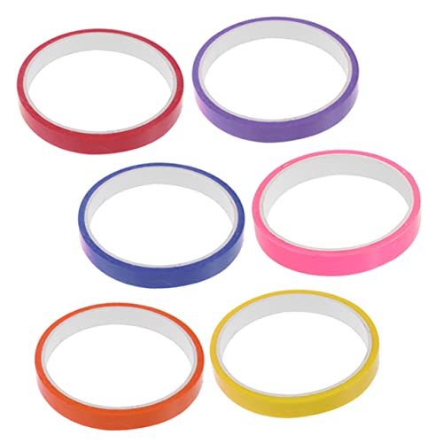 Operitacx 6 Rollen Bunte Klebebänder für Stressabbau Regenbogenfarben für DIY Projekte und Entspannungsspiel Leicht zu Bedienen und Tragbar Operitacx 6 Rollen Bunte Klebebänder für Stressabbau Regenbogenfarben für DIY Projekte und Entspannungsspiel Leicht zu Bedienen und Tragbar von Operitacx