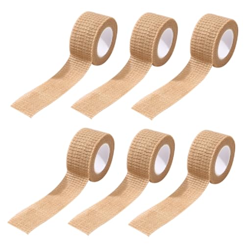 Operitacx 6 Rollen Elastisches Selbstklebendes Anti rutsch band Hautfarben für Möbelbeine mit Geräuschdämpfung Kratzschutz und Fingerbandage Vielseitig Zuschneidbar von Operitacx