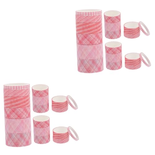 Operitacx 6 Sätze Washi Masking Tape Roll Set Dekorative Klebebänder für Diy Projekte Scrapbooking und Journaling Vielseitige Farbenfrohe Washi Tapes für Bastelarbeiten von Operitacx