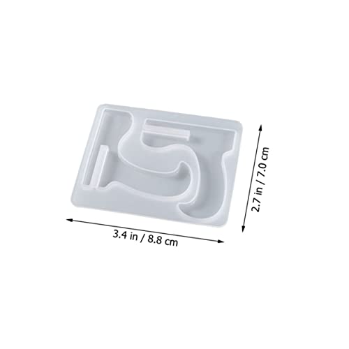Operitacx 6 Stck Silikonform für DIY Handyständer Flexible Langlebige Gießform für Epoxidharz Hochglänzende Unregelmäßige Kristallharz Schmuckherstellung für Kreative Bastelprojekte von Operitacx