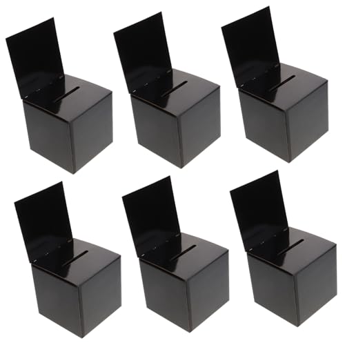 Operitacx 6 Stück Hochzeitskartenbox Teiliges Faltbare Papierbox zur Aufbewahrung von Hochzeitskarten Geldbox für Hochzeiten Elegante Kartenbox mit Schlitz für Geschenkkarten Operitacx 6 Stück Hochzeitskartenbox Teiliges Faltbare Papierbox zur Aufbewahrung von Hochzeitskarten Geldbox für Hochzeiten Elegante Kartenbox mit Schlitz für Geschenkkarten von Operitacx