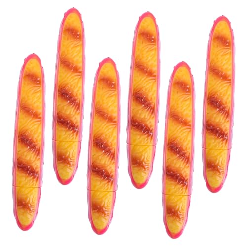 Operitacx 6 Stück Hot Dog Kugelschreiber für Schüler Lustige Schreibstifte mit Realistischem Food-design Kreative Niedliche Kawaii Stifte für Schule Party und Büro Originelle Geschenkidee Operitacx 6 Stück Hot Dog Kugelschreiber für Schüler Lustige Schreibstifte mit Realistischem Food-design Kreative Niedliche Kawaii Stifte für Schule Party und Büro Originelle Geschenkidee von Operitacx