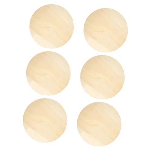 Operitacx 6 Stück Runde Unbehandelte Holzscheiben für Diy Bastelprojekte Naturholz Kreise für Malerei Dekoration und Weihnachtsmittelstücke Operitacx 6 Stück Runde Unbehandelte Holzscheiben für Diy Bastelprojekte Naturholz Kreise für Malerei Dekoration und Weihnachtsmittelstücke von Operitacx