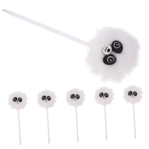 Operitacx 6 Stück Schwarzer Kugelschreiber Dekorativer Flauschiger Kugelschreiber Pom-pom-stift Unterschriftenstifte Für Schüler Stift Für Die Dekoration Stifte Für Plastik Weiß Operitacx 6 Stück Schwarzer Kugelschreiber Dekorativer Flauschiger Kugelschreiber Pom-pom-stift Unterschriftenstifte Für Schüler Stift Für Die Dekoration Stifte Für Plastik Weiß von Operitacx