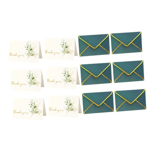 Operitacx 6 Stück Teiliges Dankeskarten Hochzeit Elegante Leichte Klappkarten mit Schlichtem Design zum Persönlichen Bedanken und DIY Botschaften Vielseitig für Hochzeiten Feste und Operitacx 6 Stück Teiliges Dankeskarten Hochzeit Elegante Leichte Klappkarten mit Schlichtem Design zum Persönlichen Bedanken und DIY Botschaften Vielseitig für Hochzeiten Feste und von Operitacx