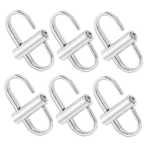 Operitacx 6 Stück Teiliges Metall Kettentaschen Verkürzer Kompakt Langlebig Verstellbar für Schulterriemen DIY Zubehör aus Robustem Operitacx 6 Stück Teiliges Metall Kettentaschen Verkürzer Kompakt Langlebig Verstellbar für Schulterriemen DIY Zubehör aus Robustem von Operitacx