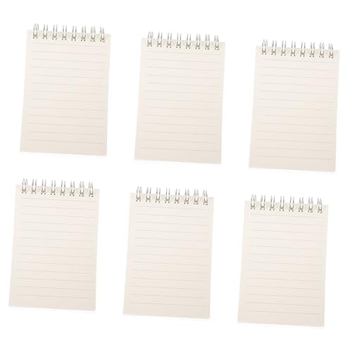 Operitacx 6 Stück Teiliges Mini Spiralnotizbuch Transparentes Mattiertes PP Material Tragbares Robustes Taschen Notizheft für Schüler Büro Reise als Planer und Lernnotizbuch Operitacx 6 Stück Teiliges Mini Spiralnotizbuch Transparentes Mattiertes PP Material Tragbares Robustes Taschen Notizheft für Schüler Büro Reise als Planer und Lernnotizbuch von Operitacx