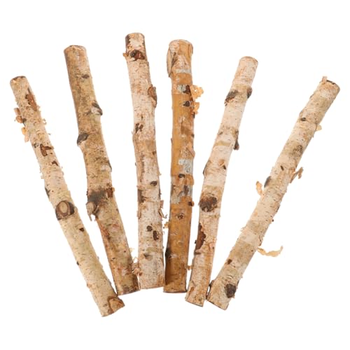 Operitacx 6 Stück Teiliges Naturholzstäbe Birke für Diy Bastelprojekte Dekorative Zweige für Vasen und Rustikale Heimdekoration für Arrangements und Kreative Designs Operitacx 6 Stück Teiliges Naturholzstäbe Birke für Diy Bastelprojekte Dekorative Zweige für Vasen und Rustikale Heimdekoration für Arrangements und Kreative Designs von Operitacx