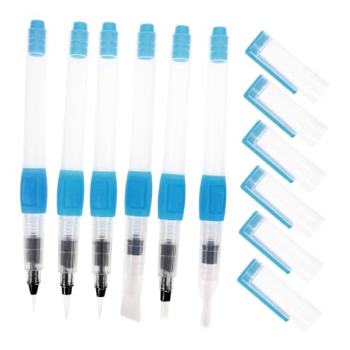 Operitacx 6 Stück Teiliges Set Wassertank Pinsel für Aquarellmalerei Praktische Malstifte für Anfänger für Handzeichnungen und Projekte Leicht zu Reinigen und Tragbar für Unterwegs Operitacx 6 Stück Teiliges Set Wassertank Pinsel für Aquarellmalerei Praktische Malstifte für Anfänger für Handzeichnungen und Projekte Leicht zu Reinigen und Tragbar für Unterwegs von Operitacx