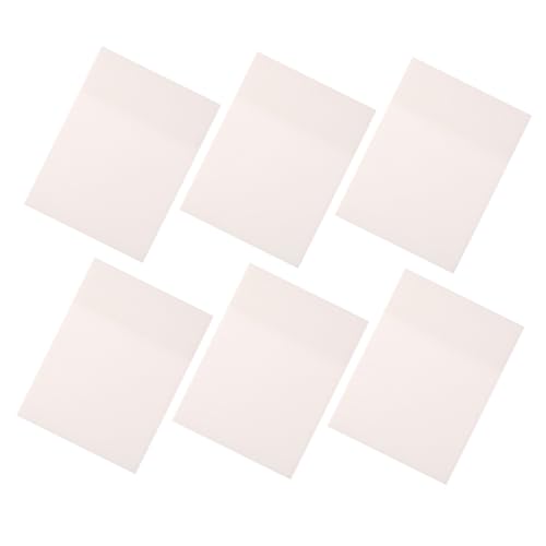 Operitacx 6 Stück Transparente Selbstklebende Memo Pads Wasserdichte Haftnotizen Kleine Klebezettel für Schule Büro Zuhause Multifunktionale Notizzettel zum Beschriften und Erinnern Operitacx 6 Stück Transparente Selbstklebende Memo Pads Wasserdichte Haftnotizen Kleine Klebezettel für Schule Büro Zuhause Multifunktionale Notizzettel zum Beschriften und Erinnern von Operitacx