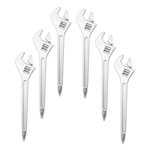 Operitacx 6 Stück Wrench Shape Kugelschreiber Praktische und Lustige Stifte für Schüler Kreative Schreibwaren für Freunde und Geburtstagsfeiern Robust und Leicht Operitacx 6 Stück Wrench Shape Kugelschreiber Praktische und Lustige Stifte für Schüler Kreative Schreibwaren für Freunde und Geburtstagsfeiern Robust und Leicht von Operitacx