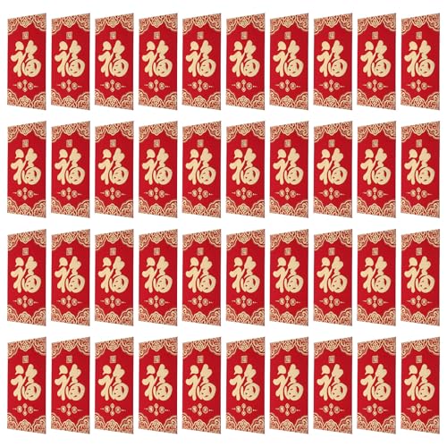 Operitacx 60 Rote Umschläge zum Chinesischen Neujahr, 2026, Jahr Des Pferdes Hong Bao, Glücksgeldumschlag, Rote Tasche zum Chinesischen Neujahrsfest mit Pferd für Die Hochzeit zum Geburtstag Operitacx 60 Rote Umschläge zum Chinesischen Neujahr, 2026, Jahr Des Pferdes Hong Bao, Glücksgeldumschlag, Rote Tasche zum Chinesischen Neujahrsfest mit Pferd für Die Hochzeit zum Geburtstag von Operitacx
