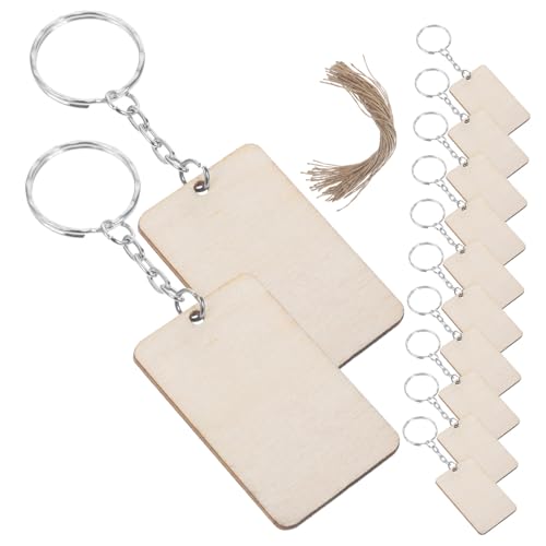 Operitacx 60 Sätze Diy Schlüsselanhänger Set Rechteckige Holzscheiben Unbeschichtet mit Schlüsselringen und Jute Schnur für Kreative Bastelprojekte zum Bemalen und Dekorieren Operitacx 60 Sätze Diy Schlüsselanhänger Set Rechteckige Holzscheiben Unbeschichtet mit Schlüsselringen und Jute Schnur für Kreative Bastelprojekte zum Bemalen und Dekorieren von Operitacx
