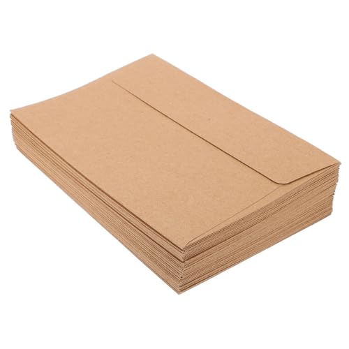 Operitacx 60 Stück Einladungsumschlag Mini Herstellung innen gewellt Notizkarten mit Umschlägen Taschen für Bibliotheksausweise Umschläge gefärbt Papier Light Brown Operitacx 60 Stück Einladungsumschlag Mini Herstellung innen gewellt Notizkarten mit Umschlägen Taschen für Bibliotheksausweise Umschläge gefärbt Papier Light Brown von Operitacx