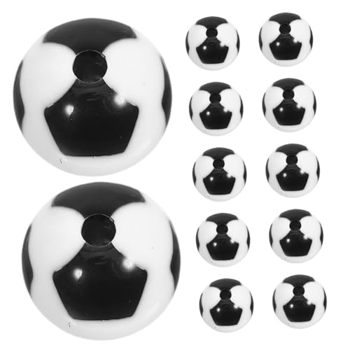 Operitacx 60 Stück Fußballperlen Fußballperlen Zum Basteln Abstandshalter Lose Perlen Charms Perlen DIY Fußball DIY Schmuckherstellung Operitacx 60 Stück Fußballperlen Fußballperlen Zum Basteln Abstandshalter Lose Perlen Charms Perlen DIY Fußball DIY Schmuckherstellung von Operitacx